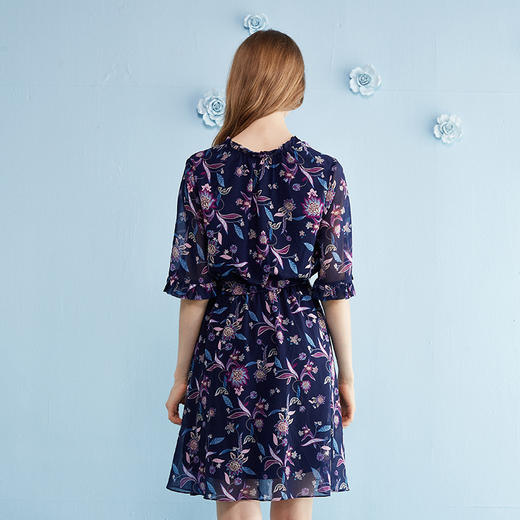 欧芮儿雪纺连衣裙07XLB3612 商品图2