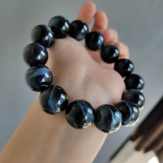 蓝虎眼单圈手串 商品图2