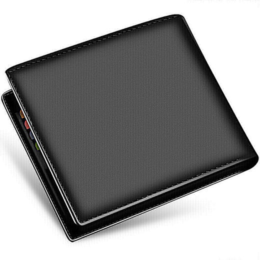 七匹狼 男士钱包短款 商务休闲男式两折牛皮皮夹 横款卡包 黑色/咖色 商品图4