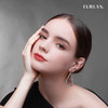 EURLAN.  B系列 彩钻耳环 个性水滴形 商品缩略图3
