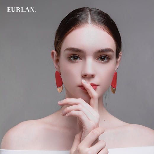 EURLAN.  C系列 大牌红耳环 商品图2
