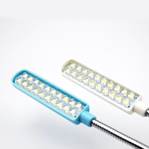 视必舒衣车灯-RUT30粒/20粒/10粒灯珠蓝色插头 衣车灯led 吸铁缝纫机节能衣车灯工业护眼工作灯平车灯 商品图2