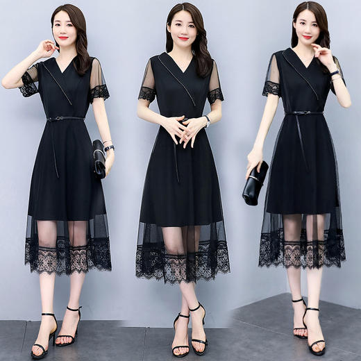 WZNH-ZYQ6070夏季自然舒适宽松柔软简约连衣裙 商品图2