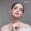 EURLAN.  C色彩系列 耳环 椭圆红 商品缩略图3