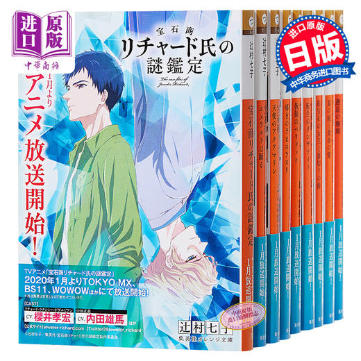 【中商原版】轻小说 宝石商人理查德的谜鉴定 1-12 辻村七子 日文原版 集英社 宝石商リチャード氏の謎鑑定 商品图0