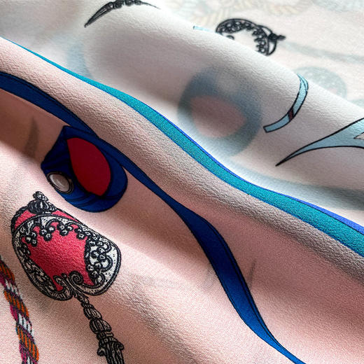 QCJZ-401249粉色夏新款宽松圆领短袖印花上衣 商品图4