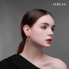 EURLAN.  B系列 彩钻耳环  如意红 商品缩略图3