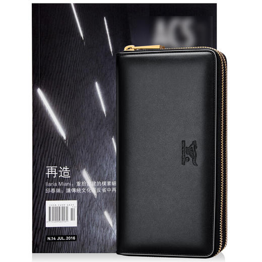 七匹狼 男士手包大容量双拉链手拿包头层牛皮多功能手抓包 1A2154083-01/02黑色小号/咖色小号 商品图4