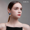 EURLAN.  D系列 幸运球耳环 蓝色 商品缩略图3