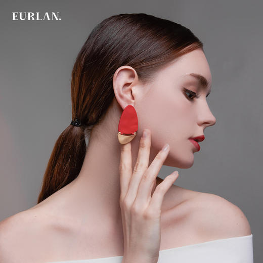 EURLAN.  C系列 大牌红耳环 商品图3