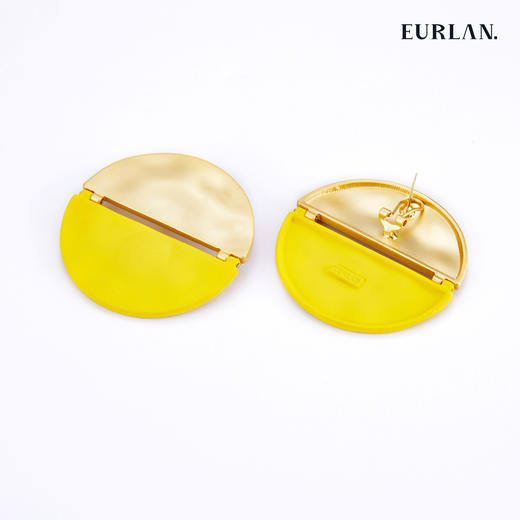 EURLAN.  C系列 时尚黄耳环 商品图1