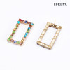 EURLAN.  B系列 彩钻耳环 商品缩略图1
