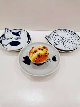 5F石村进口猫型5入碟  1*5