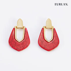 EURLAN.  C系列 中国红耳环