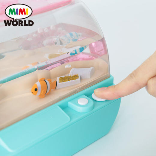 韩国正版mimiworld电动仿真会动游泳的摇摆鱼欢乐水族箱儿童男女孩玩具鱼 商品图3