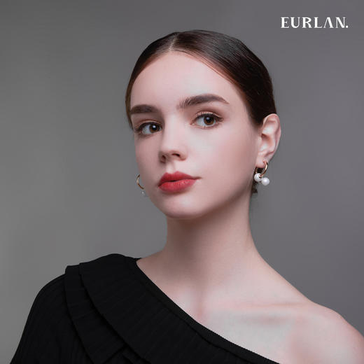 EURLAN.  A系列 珍珠百搭耳环 商品图2