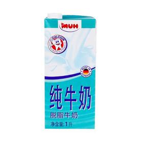 甘蒂牧场脱脂牛奶1L