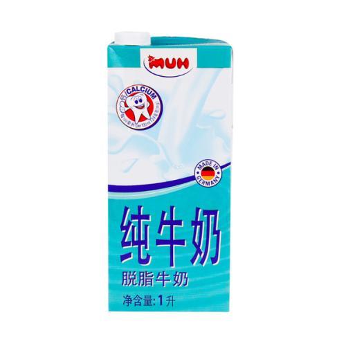 甘蒂牧场脱脂牛奶1L 商品图0