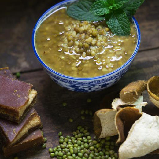 润泉四宝陈皮绿豆沙|干一碗出沙的绿豆汤,清热解毒 - 一口幸福