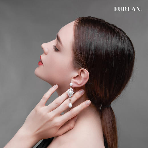 EURLAN.  A系列 珍珠优雅耳环 商品图3