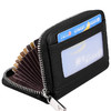 七匹狼 男士风琴卡包名片夹多功能钱包男卡套 男女牛皮卡片夹证件包 3A3064221-01黑色 商品缩略图3