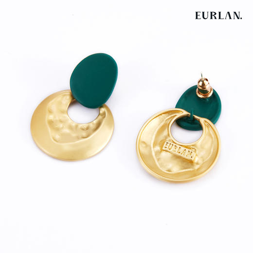 EURLAN.  C系列 神秘绿 色彩耳环 商品图1