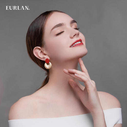 EURLAN.  彩色系列 幸运红 耳环 商品图3