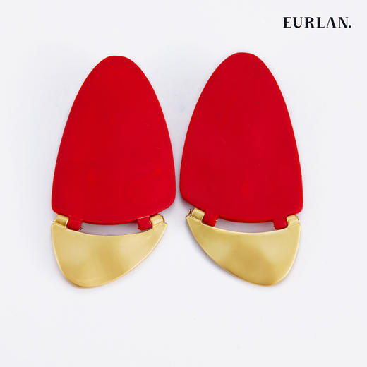 EURLAN.  C系列 大牌红耳环 商品图0