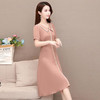 QYM-OS-20LY50新款优雅气质修身显瘦娃娃领连衣裙 商品缩略图2