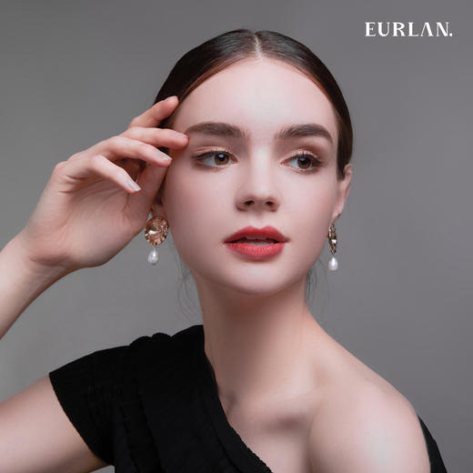 EURLAN.  A系列 太阳款珍珠耳环 商品图3