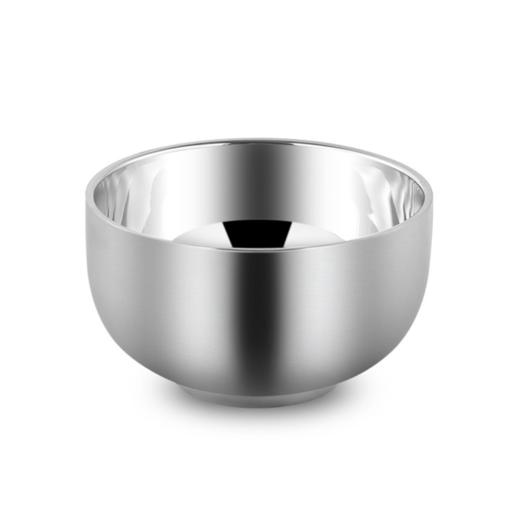 日用百货-不锈钢吉祥碗儿童家用双层隔热304不锈钢汤碗 商品图2