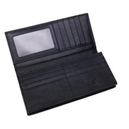 七匹狼 钱包男士长款商务休闲百搭款钱夹大容量多功能卡包精品男包 3A0651125-01黑色 商品图4
