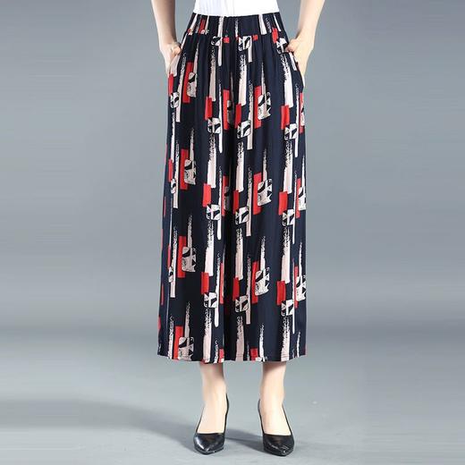 MQ-1703-M05夏装新款薄款宽松松紧大码时尚阔腿裤YY 商品图2