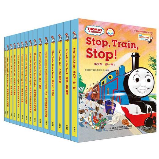 托马斯和朋友英语韵文绘本 双语卡通 适合0-6岁启蒙（内含14册）（可点读） 商品图0