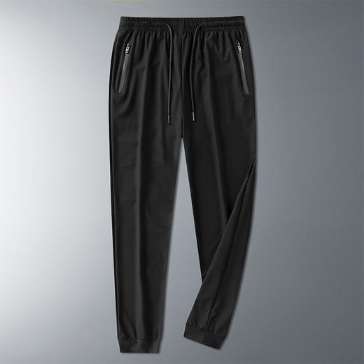 【高弹不闷汗 舒爽透气】宾卡加BIKAGA男士冰丝空调裤  黑色经典平角款 商品图12