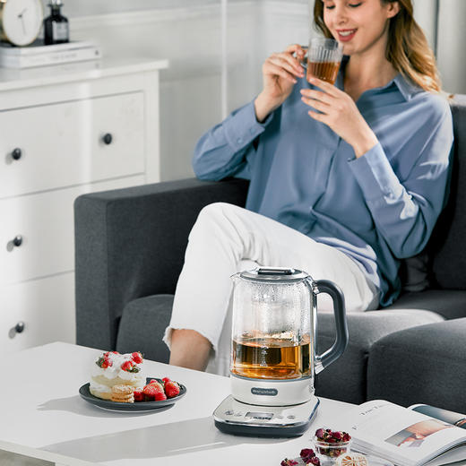 摩飞多功能升降煮茶器办公室全自动小型养生壶家用大容量花茶壶 商品图5