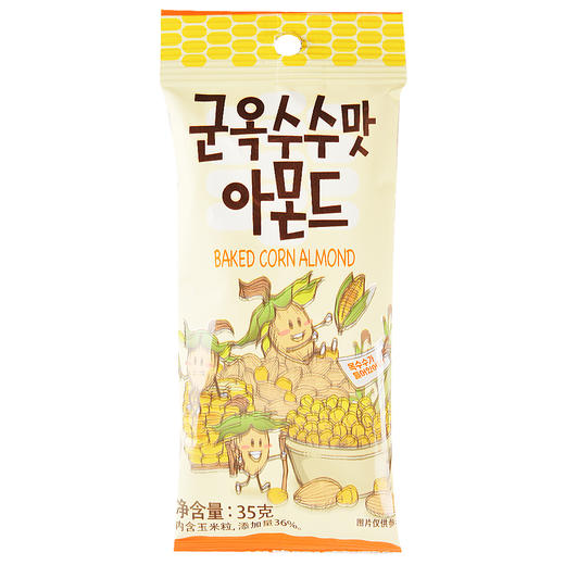 汤姆农场烤玉米味扁桃仁35g 商品图0