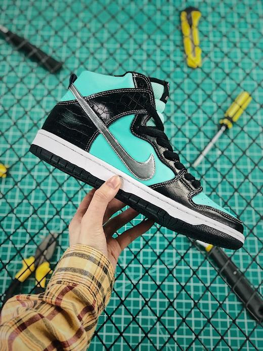 Diamond x Nike  sb Dunk Low “Black”  钻石换勾 黑色 黄色 白色 白绿 低帮 高帮 货号BV1310-001 36-45偶数半码 商品图3