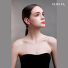 EURLAN.  B系列 彩钻耳环  如意红 商品缩略图5