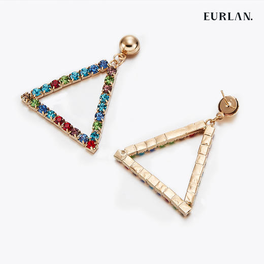 EURLAN.  B系列 彩钻耳环 商品图1