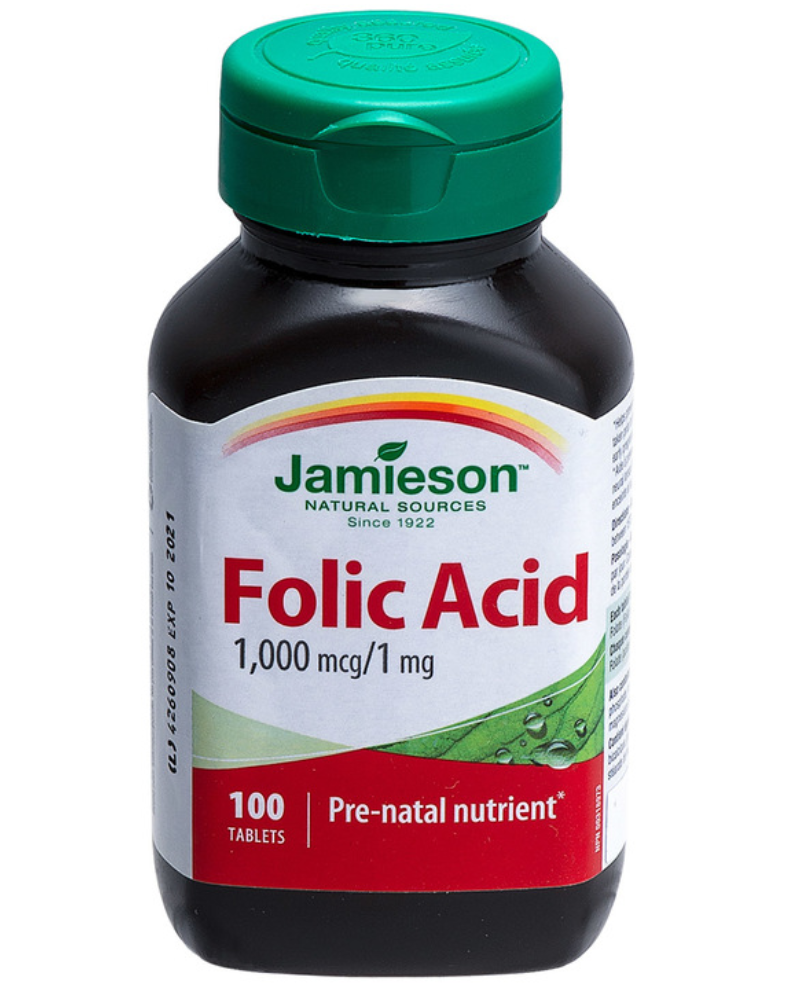 Jamieson健美生 叶酸片 Folic Acid 250mg x 100粒 #622181JPY带授权招加盟代理