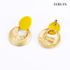 EURLAN.  C系列  柠檬黄 时尚耳环 商品缩略图1