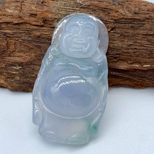 派瑞翡翠 翡翠站佛 糯冰种 飘花 商品图3