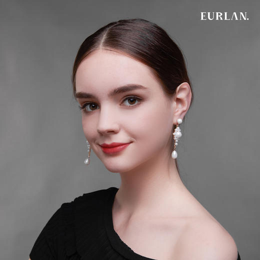 EURLAN.  A系列 珍珠优雅耳环 商品图2