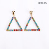 EURLAN.  B系列 彩钻耳环 商品缩略图0