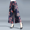 MQ-1703-M05夏装新款薄款宽松松紧大码时尚阔腿裤YY 商品缩略图3