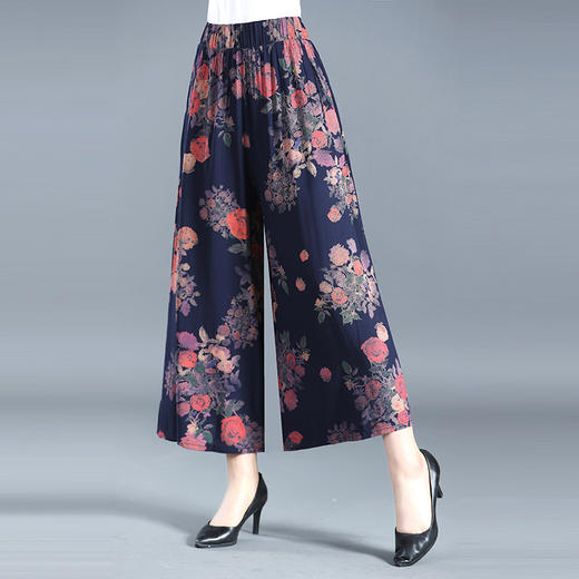 MQ-1703-M05夏装新款薄款宽松松紧大码时尚阔腿裤YY 商品图3