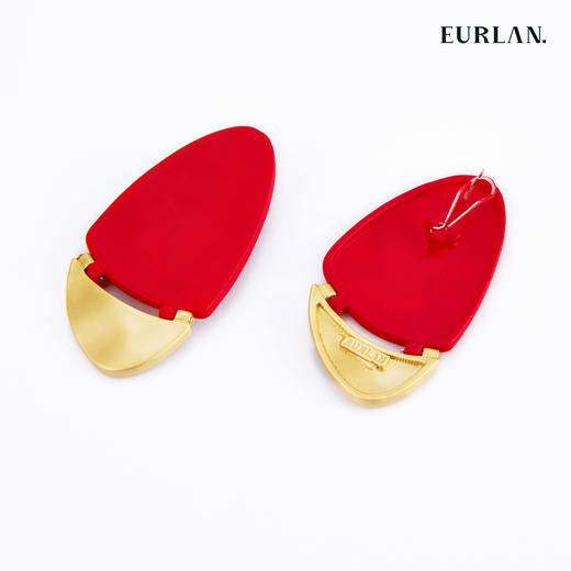 EURLAN.  C系列 大牌红耳环 商品图1