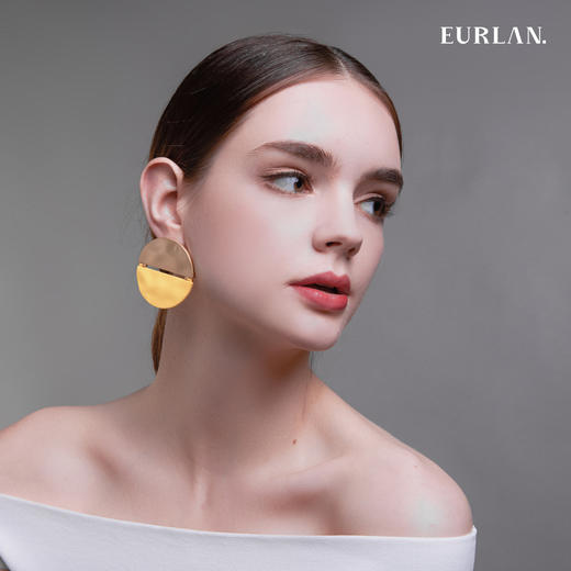 EURLAN.  C系列 时尚黄耳环 商品图2