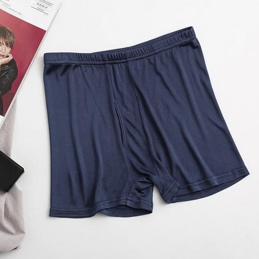 丁摩 四条装桑蚕丝男士平角裤 男士真丝内裤 真丝针织短裤 高端桑蚕丝多色 商品图3